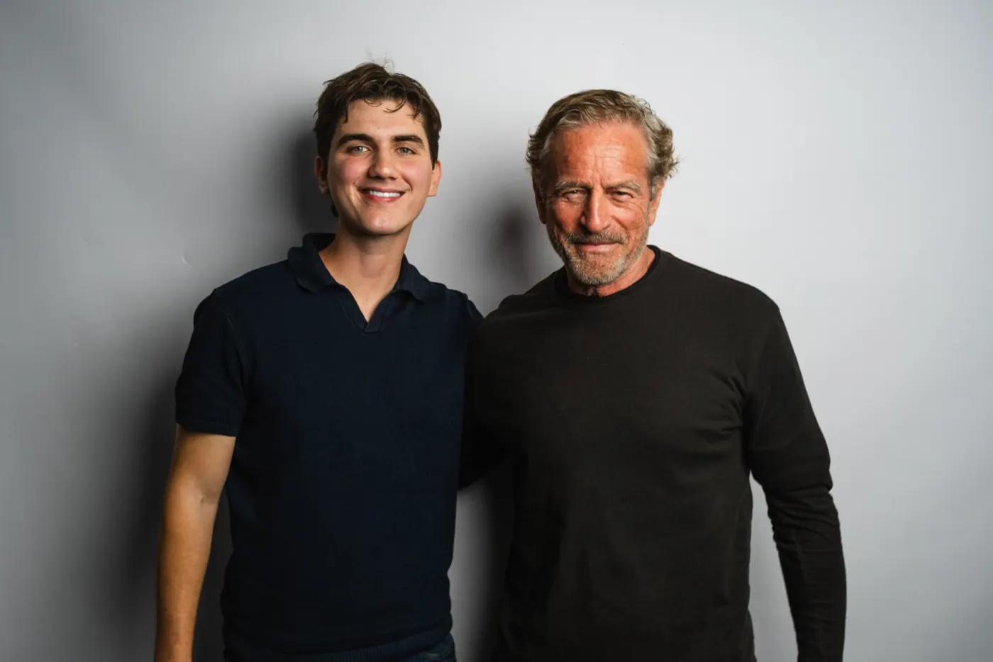 Nick Mihailou and Mark Bouris standing side by side